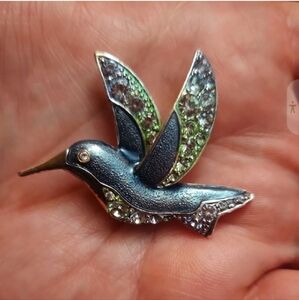 Hummingbird Brooch Pin  Vintage Liz Claiborne Jewelry